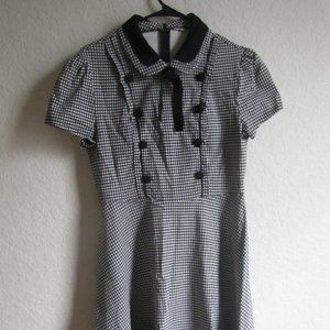 Vintage M School-girl Style Dress